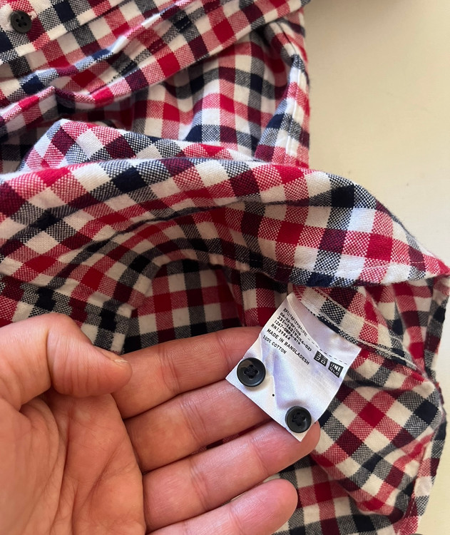 پیراهن چهارخونه مردانه