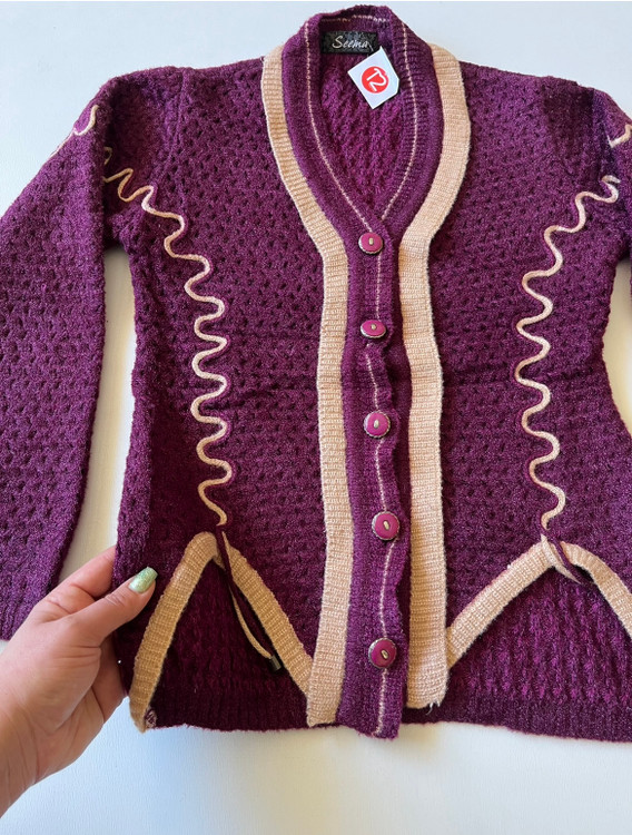 کت بافتنی زنانه