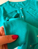 بلوز زنانه آستین بلند بافتنی