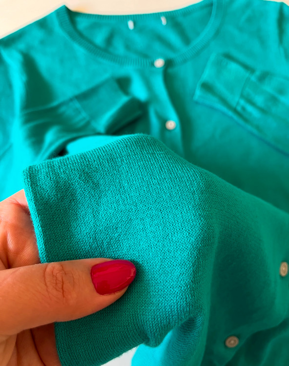 بلوز زنانه آستین بلند بافتنی