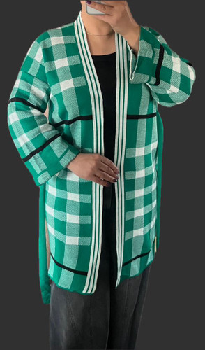 خرید مانتو بافتنی بلند