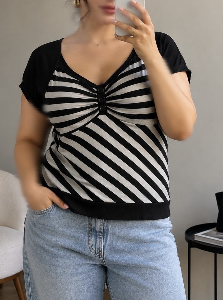 تیشرت نخی زنانه