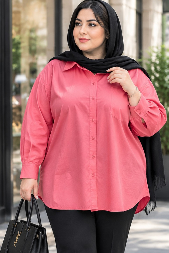 شومیزکتان وارداتی تایلندی chicos (اقساطی )سایزبزرگ باکسی ضمانت آکبند اورجینال بدون آبرفت کد40525