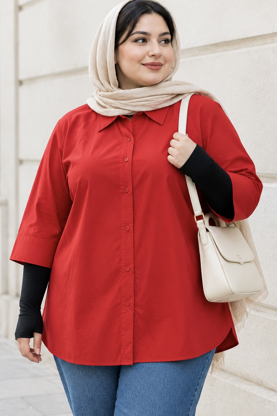 شومیزکتان کشی وارداتی(اقساطی) زنانه Indonesia اورسایزسایزبزرگ WORTHINGTONبدون آبرفت رنگ ثابت،خنک وتنپوش فوق العاده کد40518